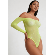 LOVE IN LEATHER BODYSTOCKING 008 FLURO RHINESTONE LOVE IN LEATHER BODYSTOCKING 008 FLURO RHINESTONE
